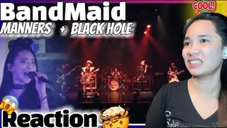 ah AAH AHH never ENDING!! MANNERS + BLACK HOLE BANDMAID REACTION