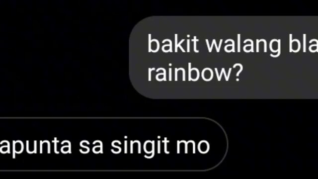 BAKIT WALANG BLACK SA RAINBOW?🤨