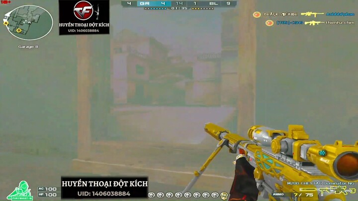 Bắn Snip như hack khi cân 3 địch dùng súng trường đẳng cấp #CrossFire