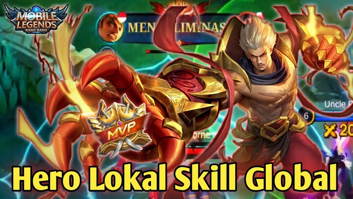 Hero Lokal🔥Skill Global❗Sang Pahlawan Langit Kembali Mengguncang Lane Of Down🔥
