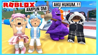 Aku Dan Adiku Terpaksa Harus Melawan Grimace Shake Demi Teman Di Roblox Brookhaven ft @Shasyaalala