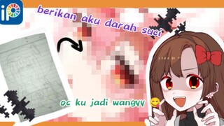 [SPEEDPAINT] [REDRAW]ORIGINAL CHARACTER KU awas nanti kena hisap darahnya