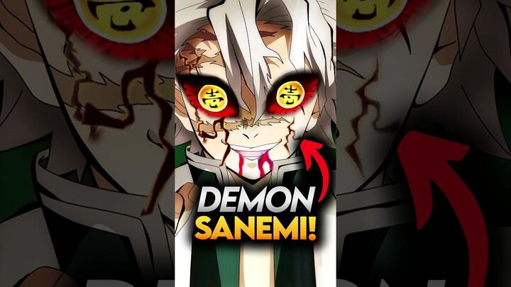 What if Sanemi Became an Upper Moon? Demon Slayer Theory #demonslayer #shorts