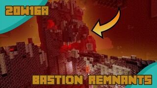 Bastion Remnants - Minecraft 20w16a Snapshot Update