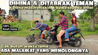 BOS KAYA DIHINA & DITABRAK TEMAN KARENA BAWA SEPEDA ONTEL - Ternyata dia seorang ?