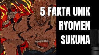 5 FAKTA UNIK TENTANG RYOMEN SUKUNA