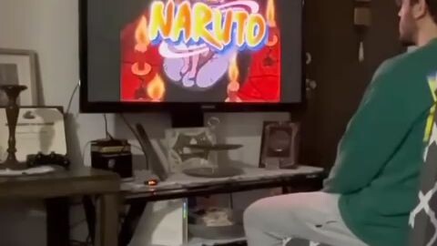 nonton naruto cuma 30 detik doang kok 😅 😅