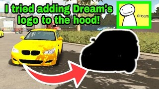 I Tried Making Dream's Logo on the Car's Hood!