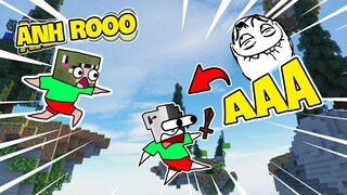 SIRO TROLL KHANGG KHI CHƠI BEDWARS TRONG MINECRAFT VÀ CÁI KẾT NGHIỆP QUẬT KHÔNG TRƯỢT PHÁT NÀO