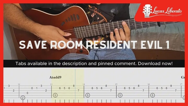 Resident Evil - Peace of Mind | Fingerstyle Guitar | Free Tabs + On Screen TAB