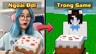 Mình Ăn Tất Cả Đồ Ăn Trong Minecraft Nhưng Ngoài Đời Thực