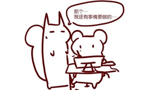 【无前Namae】不想干活，想贴贴大尾巴但是不许学我说话！！！