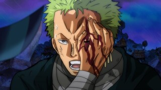 Zoro Remembers When Mihawk Cut His Eye - One Piece