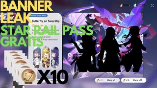 Honkai Star Rail Free 10x Star Rail Pass, Leak Banner?!