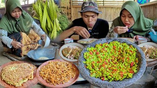 Makan Begini Aja Gak Sadar Bikin NAMBAH TERUS, Nikmatnya BERASA.. Sambel MALANING, Teri Rebon