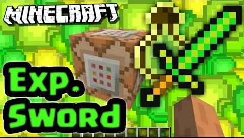 How To Make An Exp Sword In Minecraft Pe Ps4 Beta Bedrock Edition Pc Rtx Using Command Block Bilibili