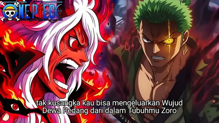 ONE PIECE TERBARU - WUJUD DEWA PEDANG KELUAR DARI TUBUH ZORO! IMU TERKEJUT DENGAN AURA IBLIS ZORO