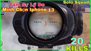 PUBG Mobile | Tâm Sự Lý Do Mình Bán 12 Pro Max Để Mua Iphone 13 - Solo Squad Miramar | NhâmHNTV