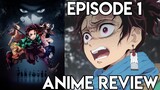 Demon Slayer: Kimetsu no Yaiba Episode 1 - Anime Review