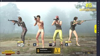 Unang Laro Ko Ng PUBG Mobile Using Emulator. Puro Sablay eh.