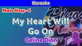 My Heart Will Go On by Celine Dion (Karaoke : Male Key : -6)