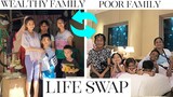 24H LIFE SWAP: WEALTHY FAMILY POOR FAMILY