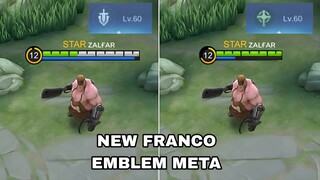 BUILD AND EMBLEM FRANCO 2023 S29 | BUILD TERKUAT FRANCO 2023 S29 | MLBB