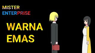 Animasi Mister Enterprise Warna Emas