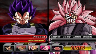 TEAM VEGETA VS TEAM BLACK GOKU EN DRAGON BALL Z BUDOKAI TENKAICHI 3 NUEVA ISO MODS LATINO GAMEPLAY