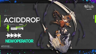 Arknights: First Skateboarding Operator! Aciddrop: Close Range Sniper 【アークナイツ/明日方舟/명일방주】