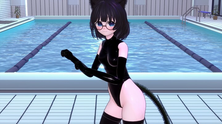 【MMD】Goyang Pisang Kucing Yui(Kitazawa yui)