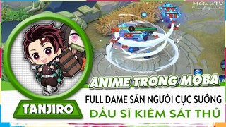 [Tanjiro Onmyoji Arena] Lên Full Dame Săn Mạng Cực Sướng, Như Sát Thủ Mà Trâu Hơn