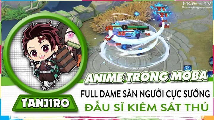 [Tanjiro Onmyoji Arena] Lên Full Dame Săn Mạng Cực Sướng, Như Sát Thủ Mà Trâu Hơn