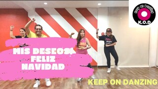 MIS DESEOS/FELIZ NAVIDAD BY MICHAEL BUBLE FT THALIA |BACHATA | ZUMBA |KEEP ON DANZING