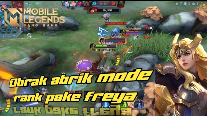 freya mode ngamuk ngeri cuy😱 | Mobile Legends Bang Bang