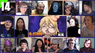 Dr. Stone Season 1 Episode 14 Reaction Mashup | ドクターストーン