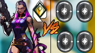 Valorant: 1 Radiant Reyna God VS 4 Iron Players - Who Wins?