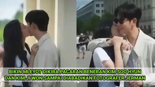 Bikin Gemes Fotografer Jerman Buru-buru Ambil Foto Kim Soo Hyun Dan ji won Dikira  Beneran Pacaran 🥰