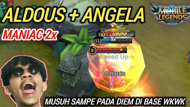 ALDOUS + ANGELA = EZ PZ - Mobile legends
