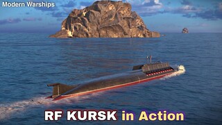 Modern Warships: RF KURSK in action. online gameplay
