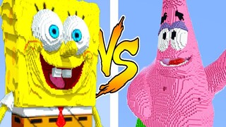 Animasi MC: Brother Octopus mengontrol Pai Daxing untuk mengalahkan SpongeBob SquarePants