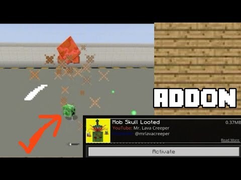 How to Get Mob Skulls Looted Addon in Minecraft Survival✔️