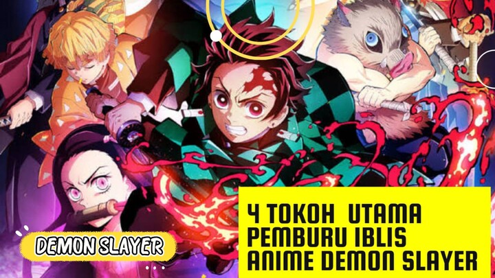 Anime Keren Demon Slayer dan Tokoh Utamanya