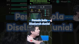 MOMEN EPIC WINDAH BASUDARA INILAH ALUR CERITA RONALDO 1 GOAL DAN MBAPPE 3 GOAL #shorts #windah