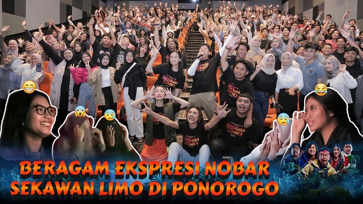 Super Ekpresif! Warga Ponorogo Reaksinya Pecah Poll Di Nobar SEKAWAN LIMO 🫶