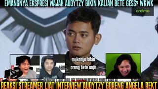 😅REAKSI STREAMER LIAT EKSPRESI NGESELIN AUDYTZY GORENG ANGELA REKT 😅