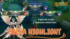 Freyaku siap memikul semua beban ini [ Freya carry mode ]