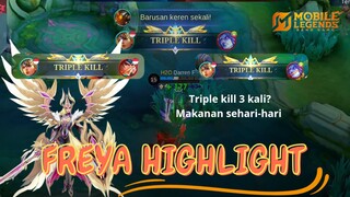 Freyaku siap memikul semua beban ini [ Freya carry mode ]