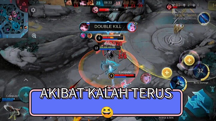 ENAK BANGET LAWAN KOMPUTER😋