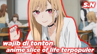 TOP 10 ANIME SLICE OF LIFE TERBAIK DAN TERPOPULER | ROMANCE COMEDY DAN MENGSEDIH